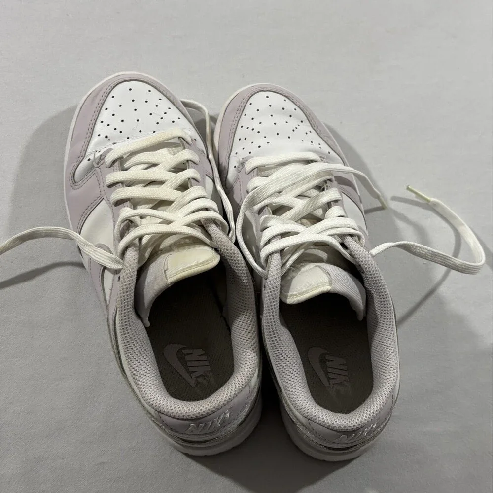 Nike Womens Dunk Low DD1503-116 Purple White Lace Sneakers Venice Shoes Sz 6.5